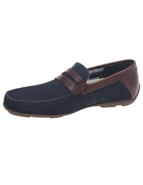 Flexi Zapato Mocasin Azul en Liverpool