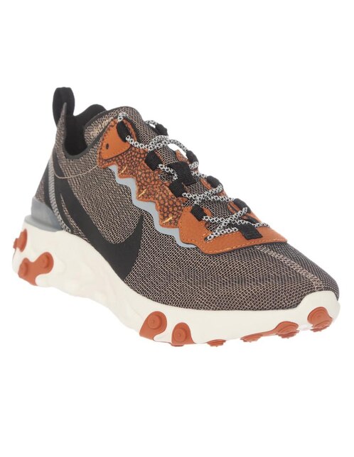 nike react element 55 blancas y naranjas