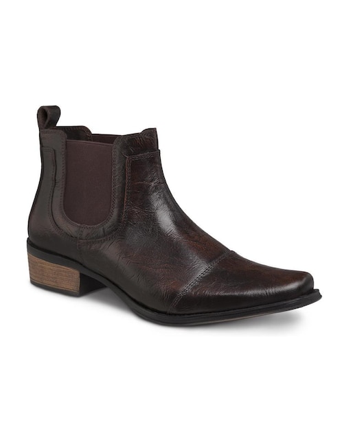 Bota de piel para hombre
