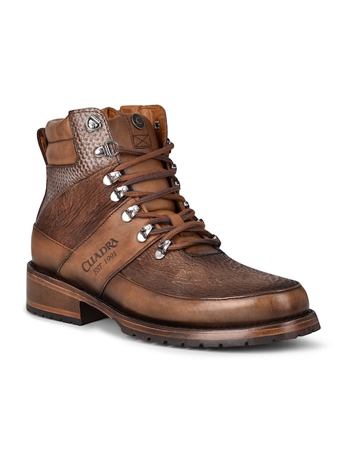 Bota casual Franco Cuadra de piel para hombre