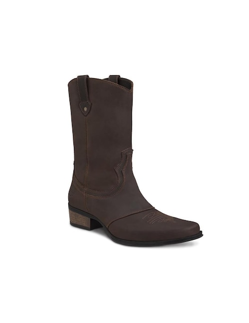 Bota de piel para hombre