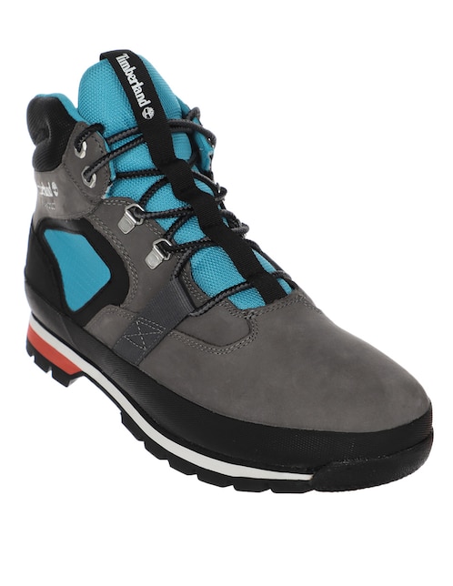 Bota corta casual de piel para hombre Bota corta casual de piel para hombre