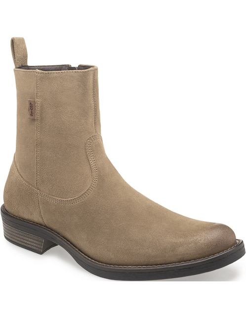 Bota corta de piel para hombre 1