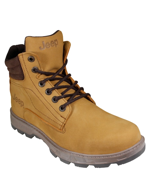 Bota Jeep de piel para hombre