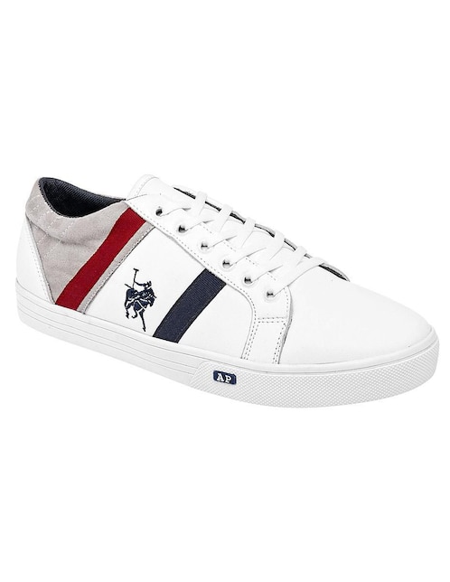Tenis American Polo de piel para hombre