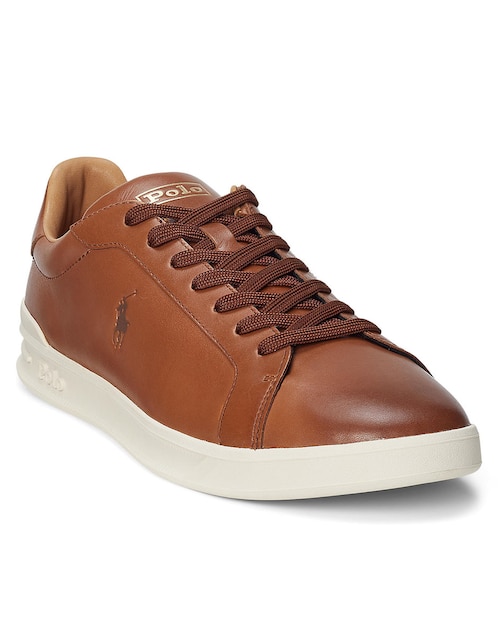 Tenis de piel Polo Rl para hombre
