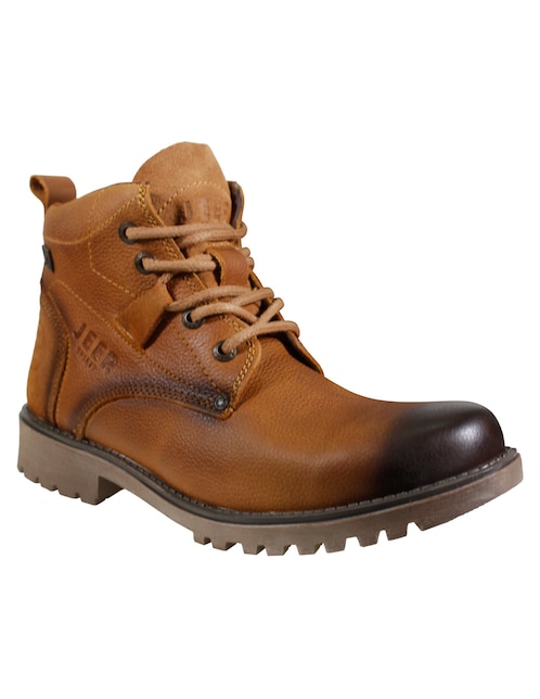 Botín Jeep de piel para hombre