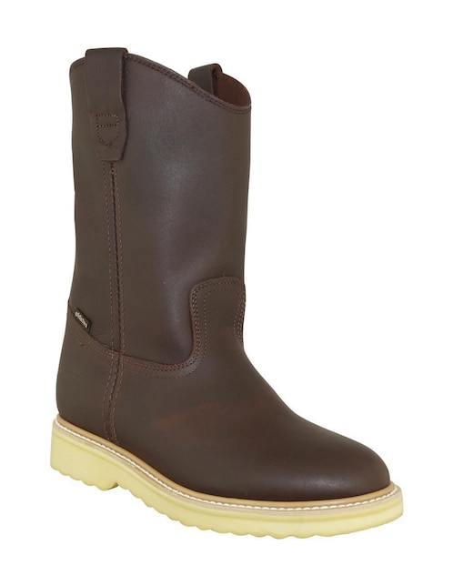 Botin de Trabajo Establo para Hombre en Piel Grasso con Suela de Hule - Black 320 main image 1