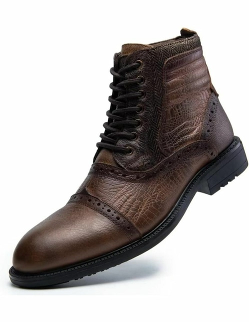 Bota/botín bmny sin colección "de" piel "para hombre"