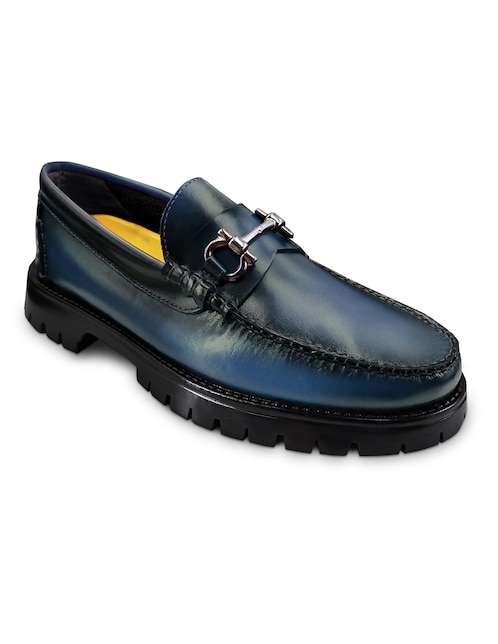 RANDEM Mocasín Randem Chunker Ferro Mar para hombre