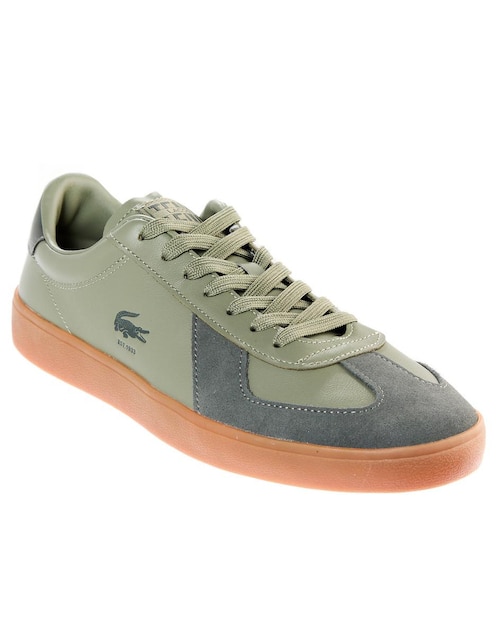 Tenis de piel Lacoste Baseshot Pro para hombre