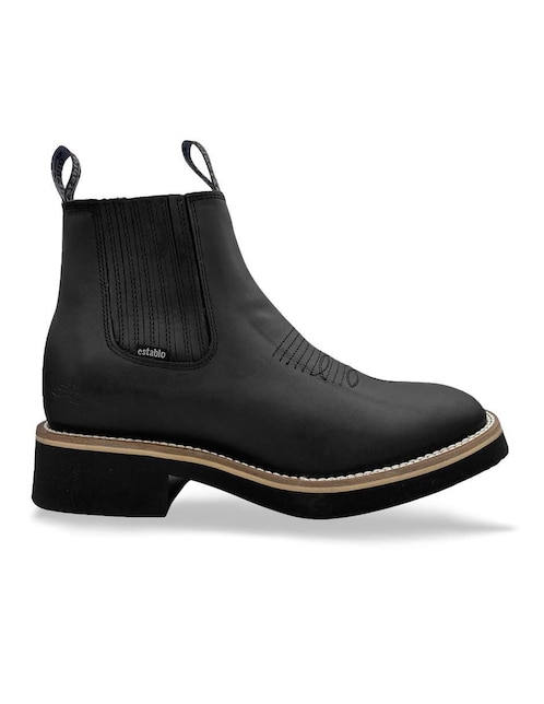 Bota Establo de piel para hombre