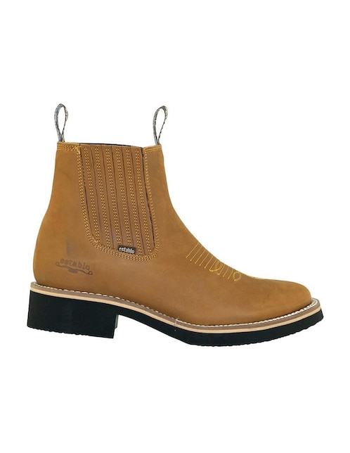 Bota/botín establo 980 "de" piel "para hombre"