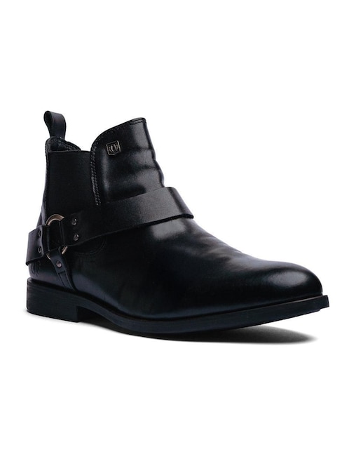 Botín Black Peppers de piel para hombre