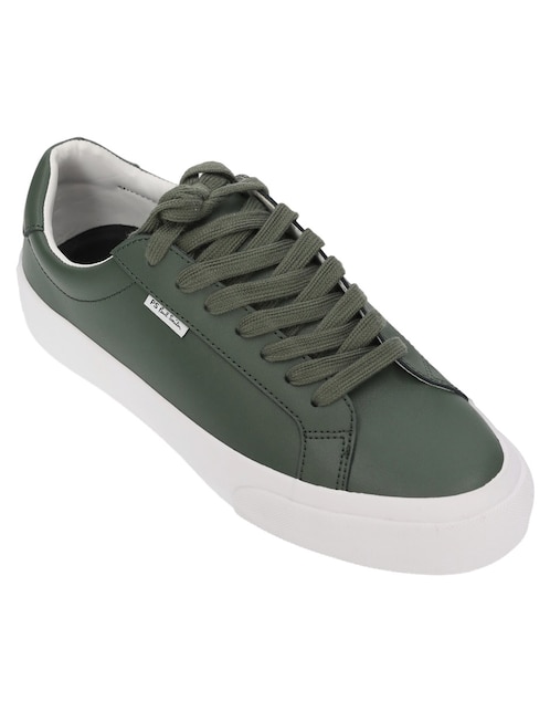 Tenis de piel para hombre