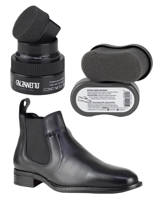 Botín Gino Cherruti de piel para hombre