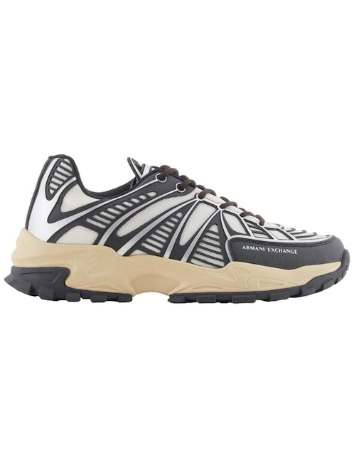 Tenis Armani Exchange retro runner para hombre