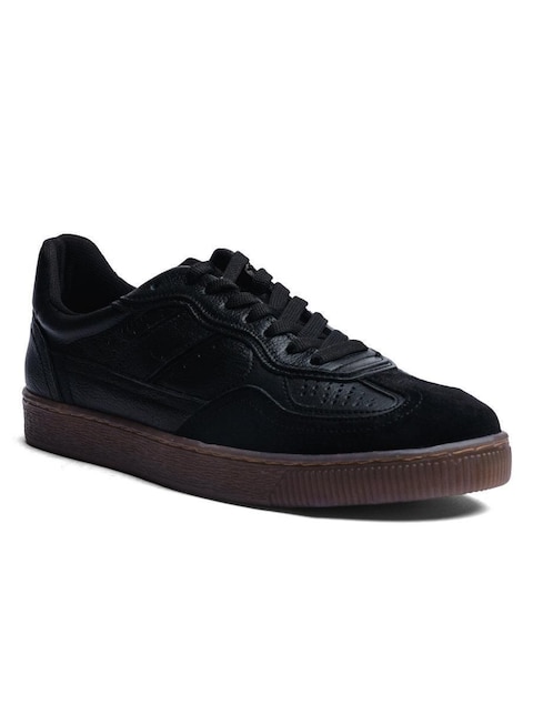 Tenis de piel Black Peppers para hombre