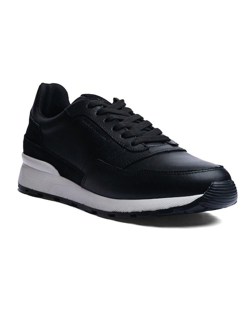 Tenis de piel Black Peppers para hombre
