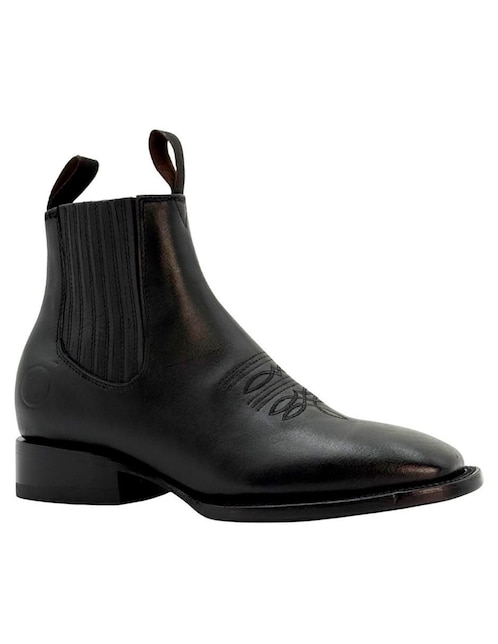Bota/botín calzado del bajío sin familia o colección "de" piel "para hombre"