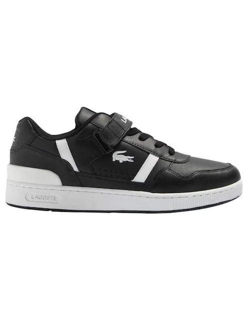 Tenis de piel Lacoste T-Clip VLC para hombre