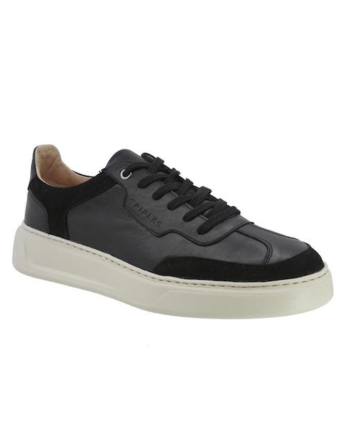 Tenis de piel Triples para hombre