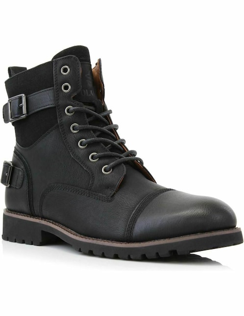Bota BMNY de piel para hombre