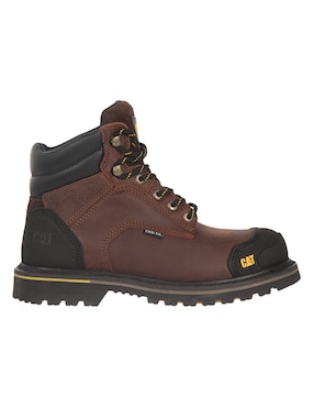 Bota industrial Caterpillar de cuero y piel