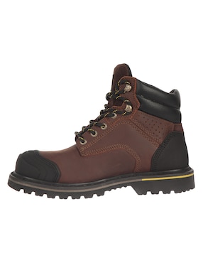 Bota industrial Caterpillar de cuero y piel
