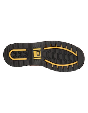 Bota industrial Caterpillar de cuero y piel