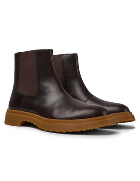 Botas De Tobillo Camper Tierra Para Hombre - Estilo Urbano, Suela De Goma, Material Textil, Cierre De Cordones