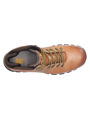 Bota corta casual Caterpillar de piel para hombre