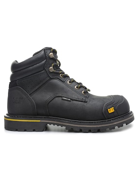 Bota industrial Caterpillar de cuero y piel