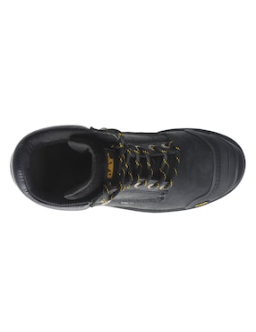 Bota industrial Caterpillar de cuero y piel