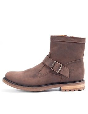 Bota Casual Siete Leguas De Piel Para Hombre