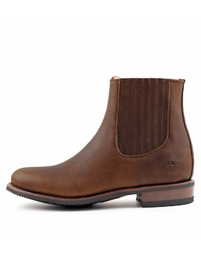 Bota Casual Siete Leguas De Piel Para Hombre