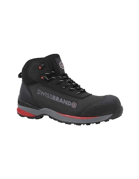 Bota Swissbrand De Piel Para Hombre