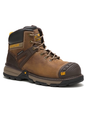 Bota Industrial Caterpillar De Piel Para Hombre