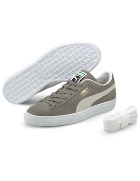 Tenis de piel Puma suede classic xxi para hombre