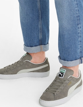 Tenis de piel Puma suede classic xxi para hombre