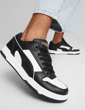 Tenis de piel Puma rbd game low para hombre