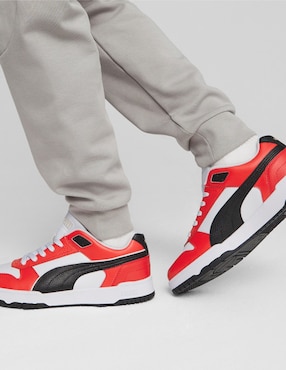 Tenis de piel Puma rbd game low para hombre