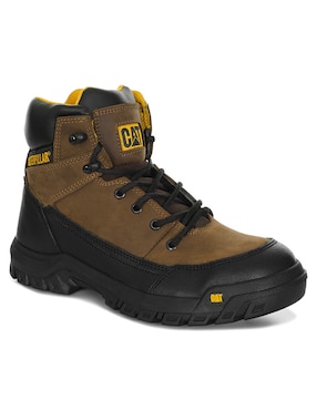 Bota Caterpillar De Piel Para Hombre