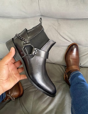 Botín Estilo Dh de piel para hombre