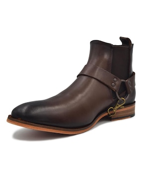 Botín Estilo Dh Chelsea Arnés de piel para hombre