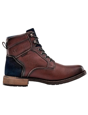 Bota Verde Tabaco de piel para hombre