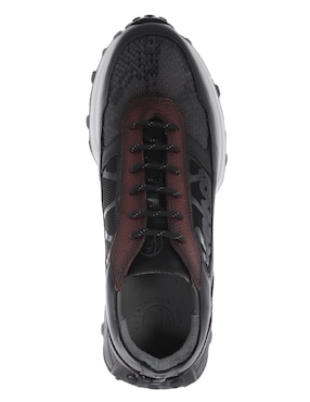Tenis de piel franco cuadra para hombre
