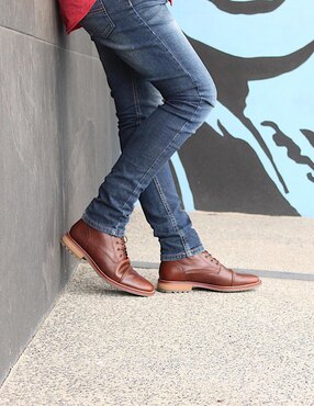 Bota Dasalo Urban de piel para hombre