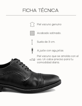 Zapato oxford Dasalo para hombre