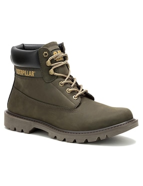 Bota Caterpillar De Piel Para Hombre